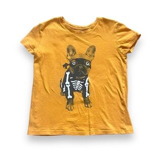 3 for $15 Old Navy Glow in The Dark Halloween Tee French Bulldog Size 6-7 Small